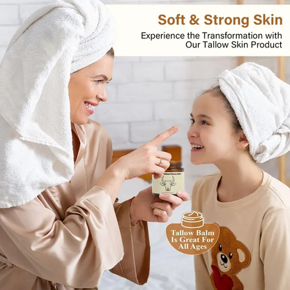 Natural Grass-Fed Beef Tallow Honey Balm – Whipped Moisturizer for Soft Skin