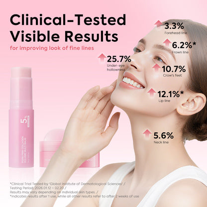 Pink Caffeine Collagen Eye Patch + Pink Collagen Volume Multi Balm