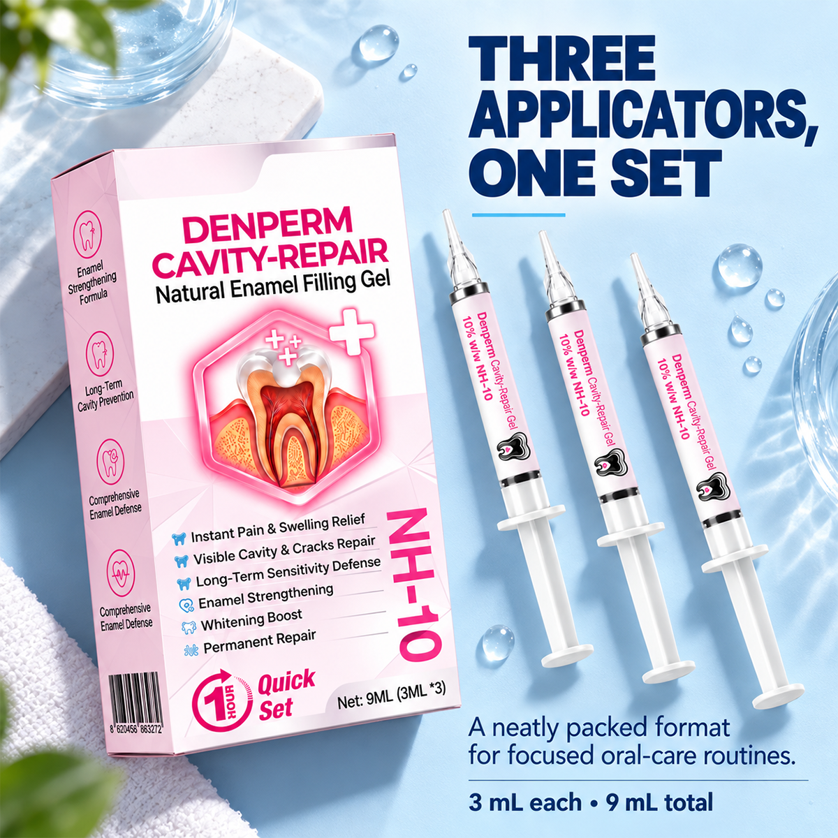 DenPerm Cavity-Repair Natural Enamel Filling Gel