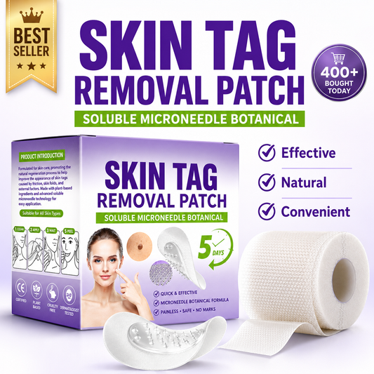 MicroNeedle Botanic Skin Tag Removal Patch