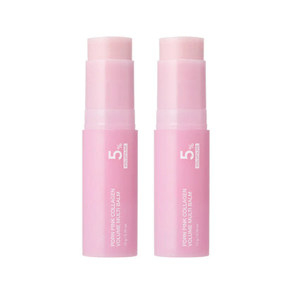 Pink Caffeine Collagen Eye Patch + Pink Collagen Volume Multi Balm