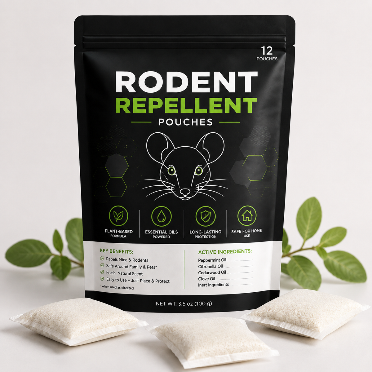 Groundhog Repellent Pouches