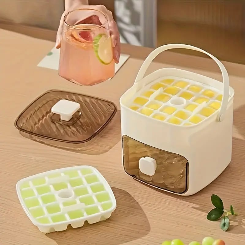 48-Cube Double Layer Portable Countertop Ice Maker