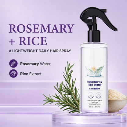 Rosemary Water with Rice Water |100% Natural Extract