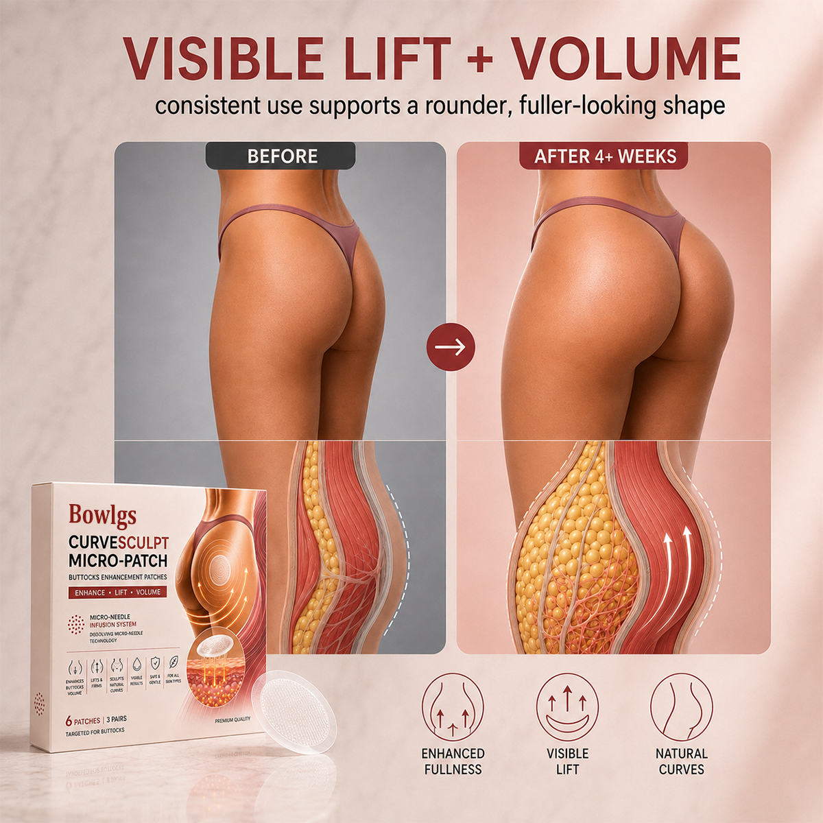 CurveSculpt™ Micro-Patch Firm • Smooth • Sculpt Curves