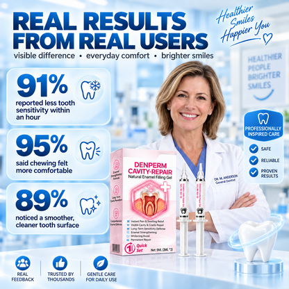 DenPerm Cavity-Repair Natural Enamel Filling Gel