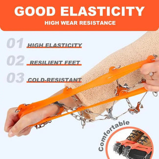 8-Claw Anti-Slip Ice Cleats
