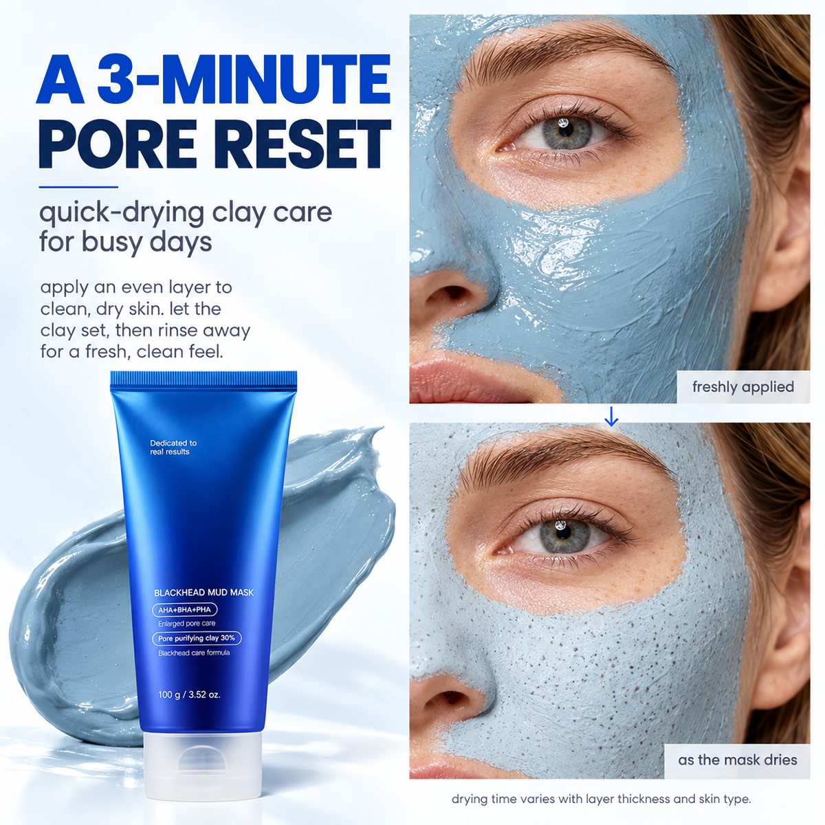 Zero Pores Blackhead Mud Mask-Free Pore Brush
