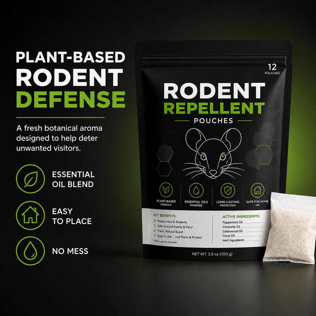 Groundhog Repellent Pouches