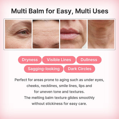 Pink Caffeine Collagen Eye Patch + Pink Collagen Volume Multi Balm