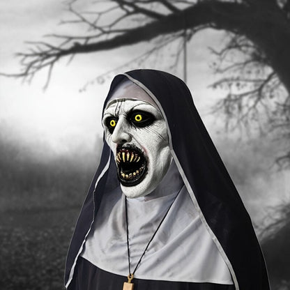 ✨Horror Latex Nun Mask😈