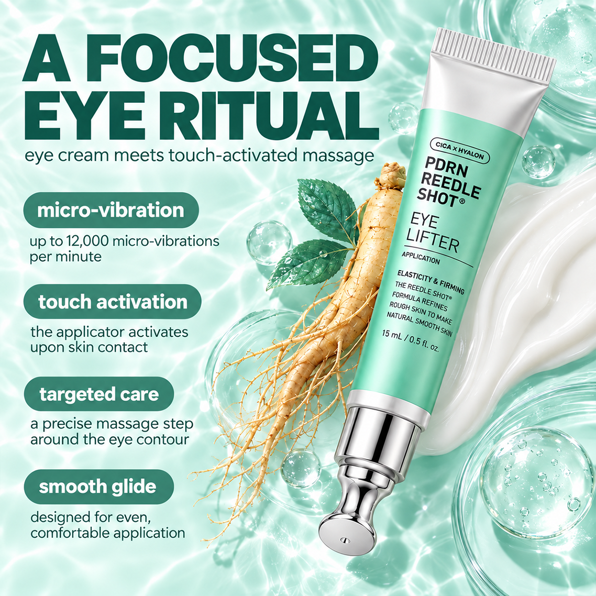 PDRN Micro-Vibration Eye Applicator Cream