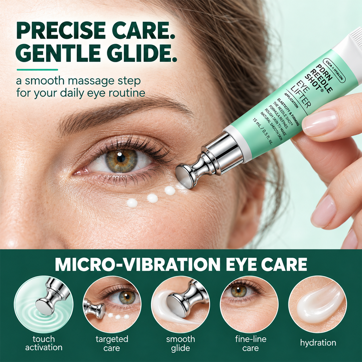 PDRN Micro-Vibration Eye Applicator Cream