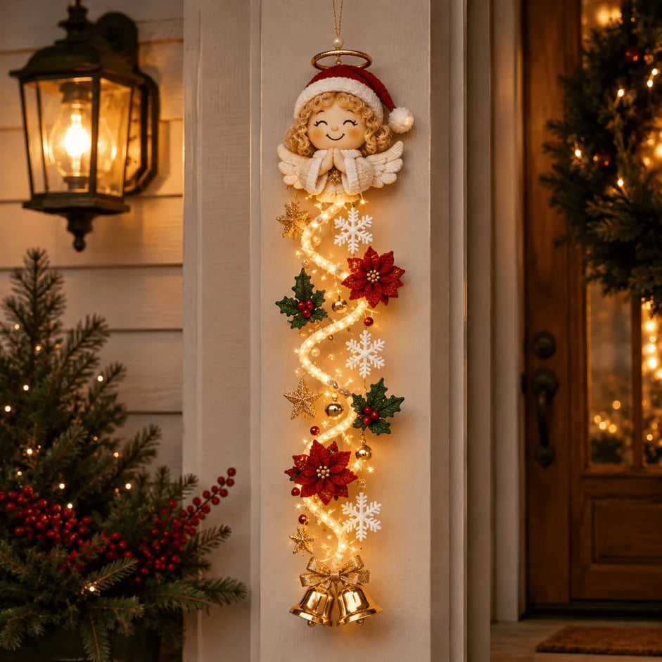 🎄 Glowing Christmas Door Hanger