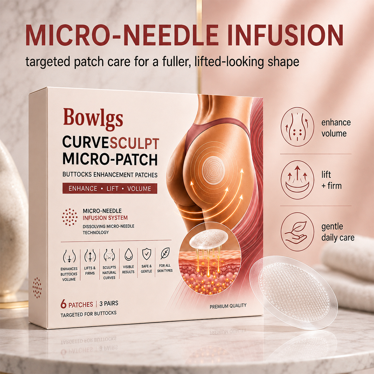CurveSculpt™ Micro-Patch Firm • Smooth • Sculpt Curves