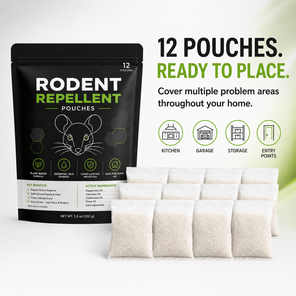 Groundhog Repellent Pouches