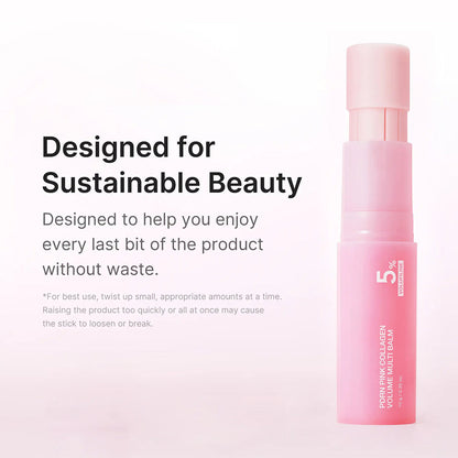 Pink Caffeine Collagen Eye Patch + Pink Collagen Volume Multi Balm