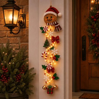 🎄 Glowing Christmas Door Hanger