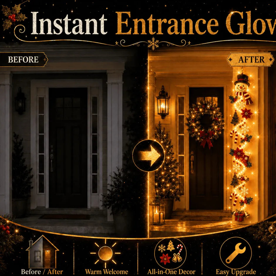 🎄 Glowing Christmas Door Hanger
