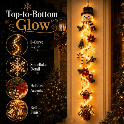 🎄 Glowing Christmas Door Hanger