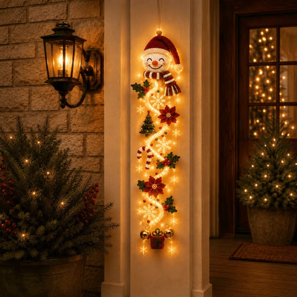 🎄 Glowing Christmas Door Hanger
