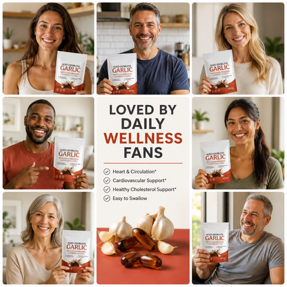 Aged Odorless Garlic Softgels - Promotes Cardiovascular Vitality