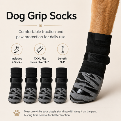 Premium Non-Slip Dog Socks