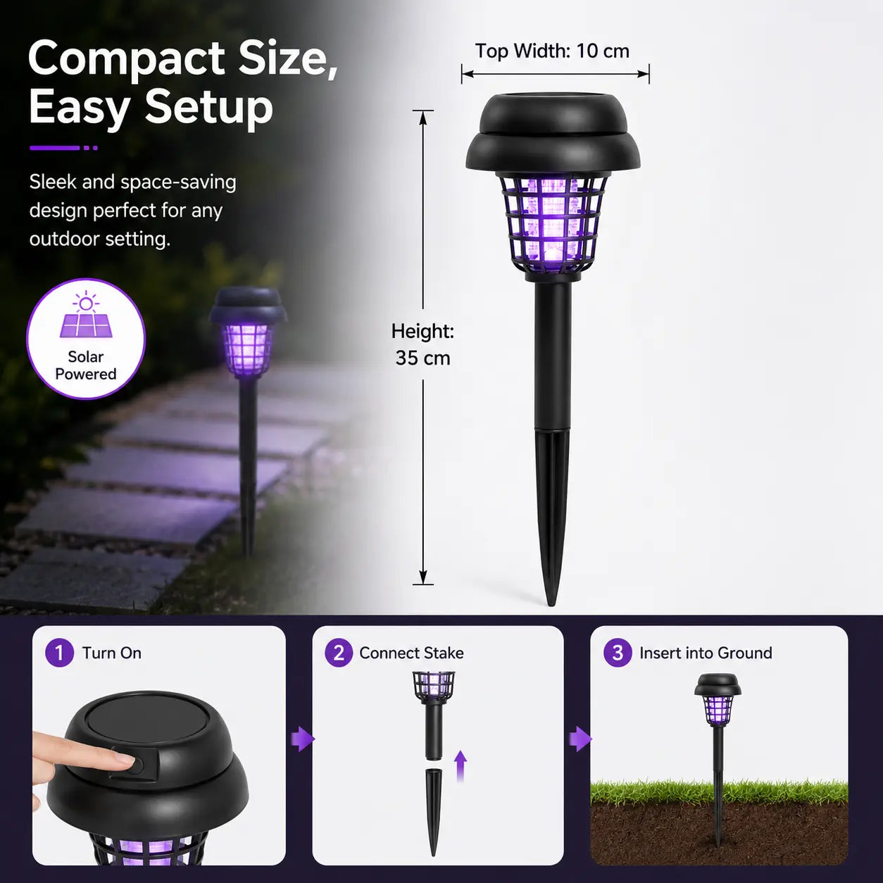 Solar Mosquito Catching Decorative Light