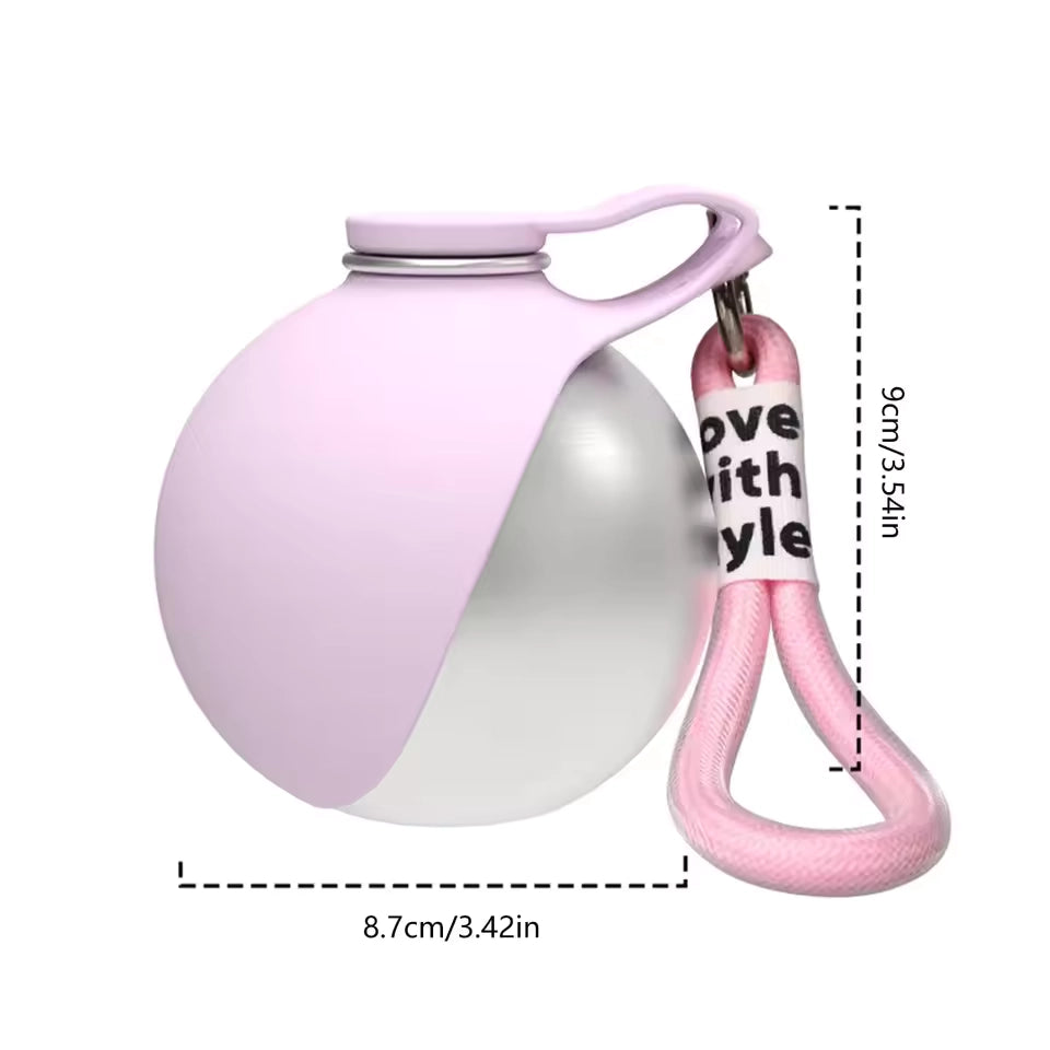 2-in-1 Portable Dog Water Bottle for Small Dogs - Leak-Proof & Compact