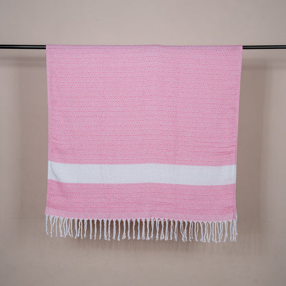 Lightweight Flat Weave XL Beach Towel for Pool, Travel & Summer Use