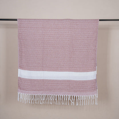 Lightweight Flat Weave XL Beach Towel for Pool, Travel & Summer Use