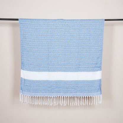 Lightweight Flat Weave XL Beach Towel for Pool, Travel & Summer Use