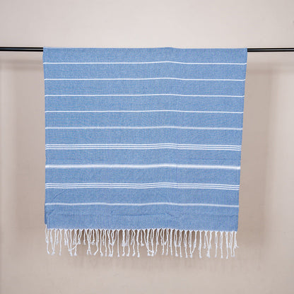 Lightweight Flat Weave XL Beach Towel for Pool, Travel & Summer Use