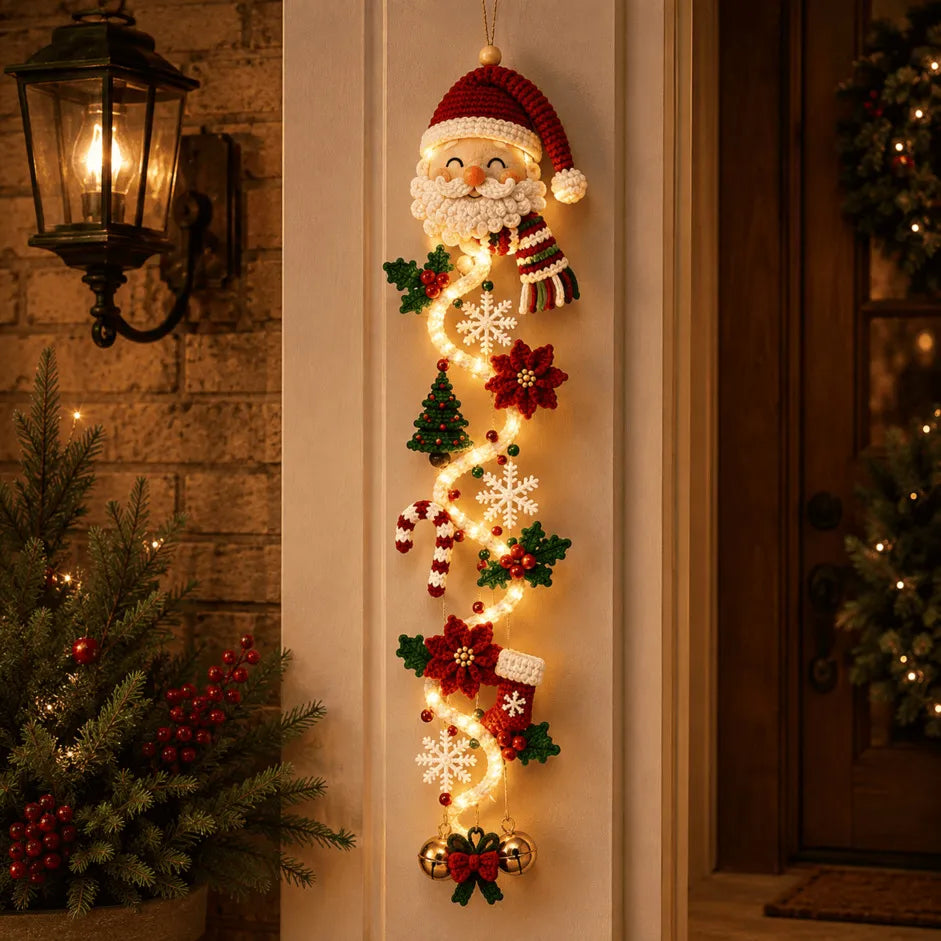 🎄 Glowing Christmas Door Hanger