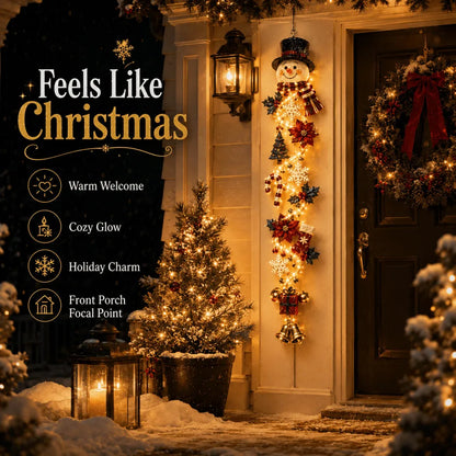 🎄 Glowing Christmas Door Hanger