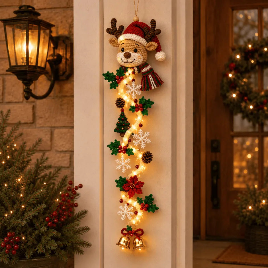 🎄 Glowing Christmas Door Hanger