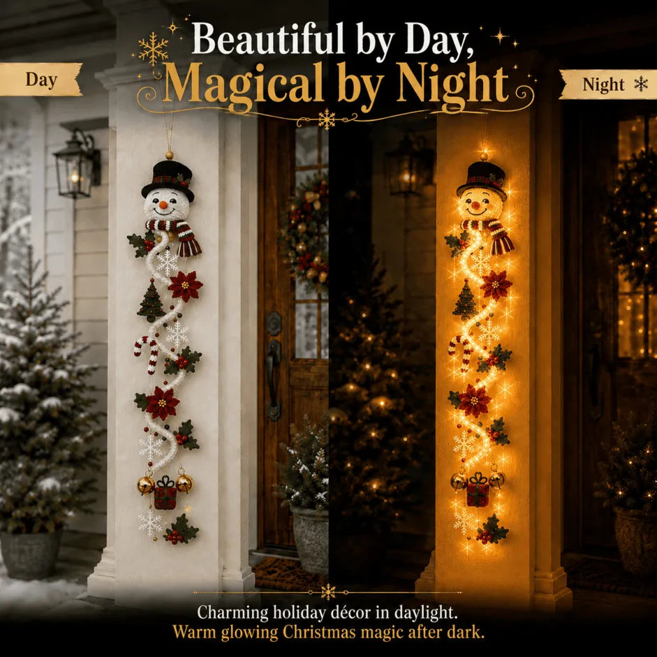 🎄 Glowing Christmas Door Hanger