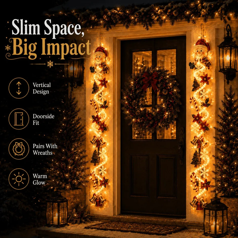 🎄 Glowing Christmas Door Hanger