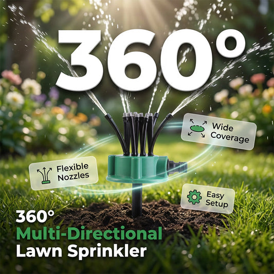 360° Adjustable Garden Irrigation Sprinkler