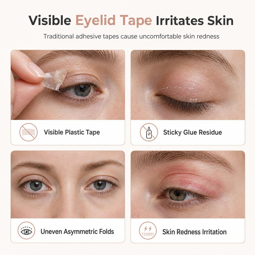 Ditch Eyelid Tape Instantly! Invisible Double Eyelid Styling Gel