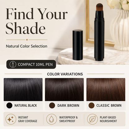 Gray Root Touch-Up Hair Pen – Precise Brush & Natural Shades 🌿